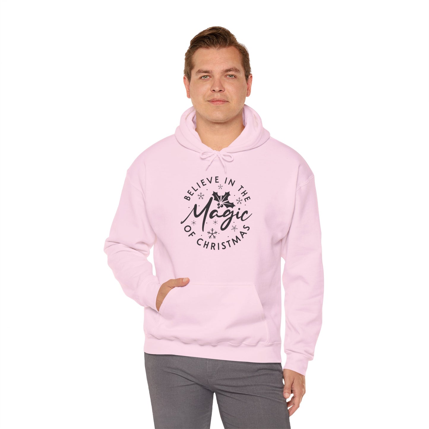 Unisex Christmas Hoodie – "Believe in the Magic of Christmas"