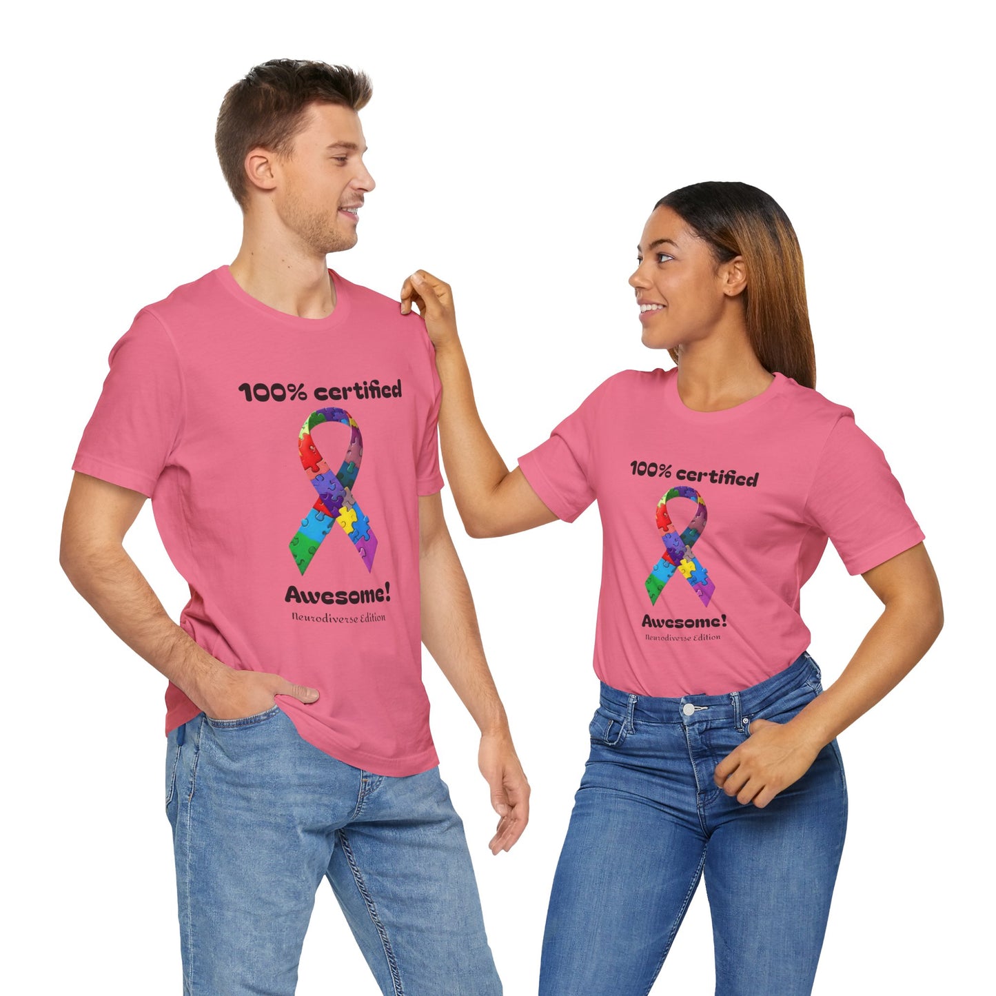 100% Certified Awesome! Unisex Boxed Tee