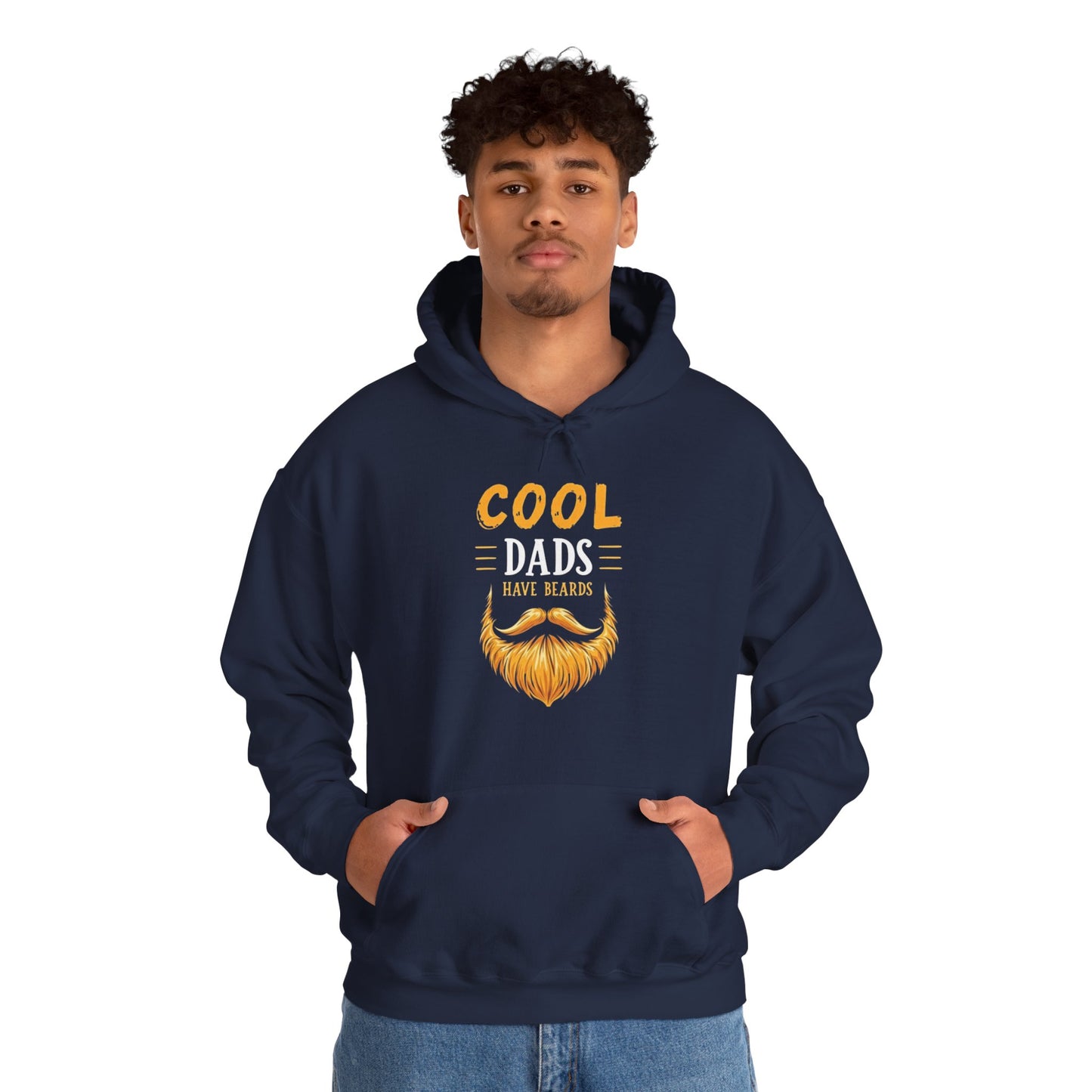 Cool Dads Have Beards Hoodie