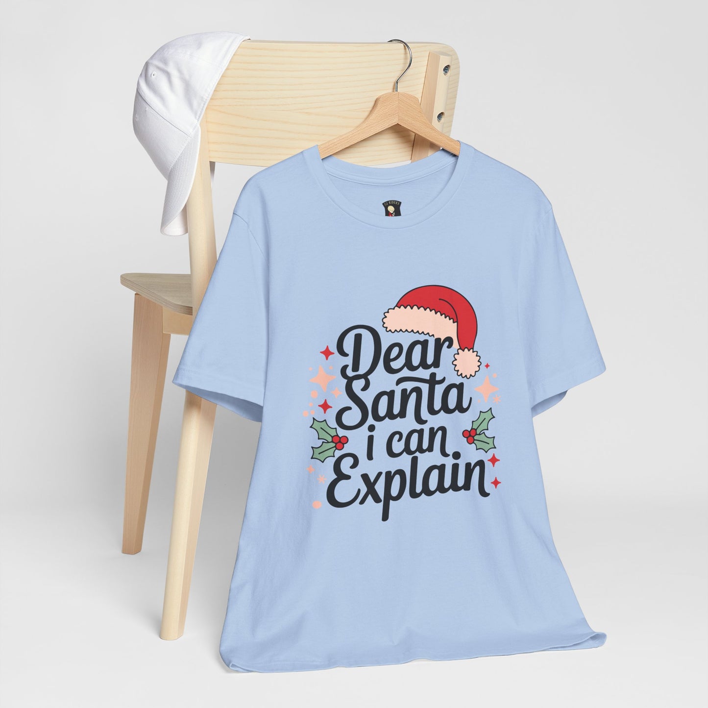 Dear Santa I Can Explain Unisex Boxed Tee