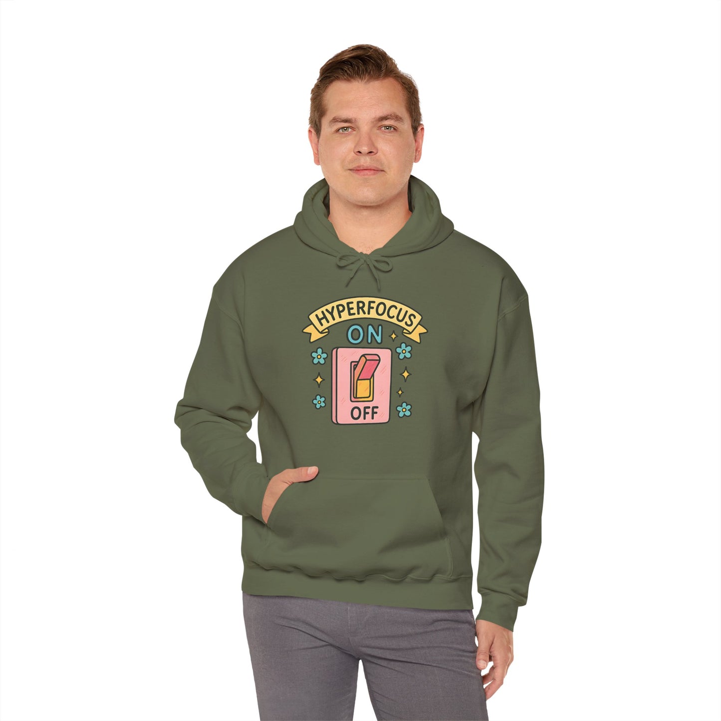 Hyperfocus Unisex Hooded Sweatshirt - Embrace Focus and Comfort!