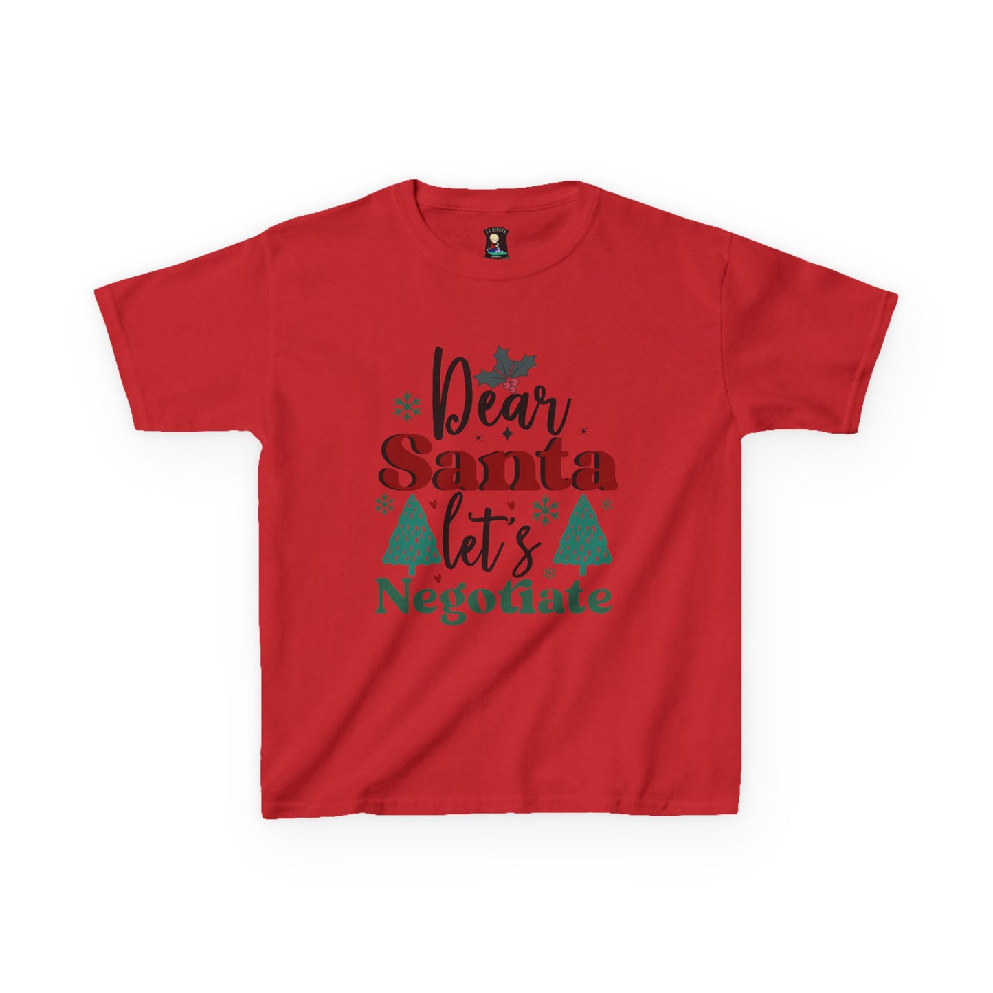 Dear Santa Kids Tee - Holiday Negotiations