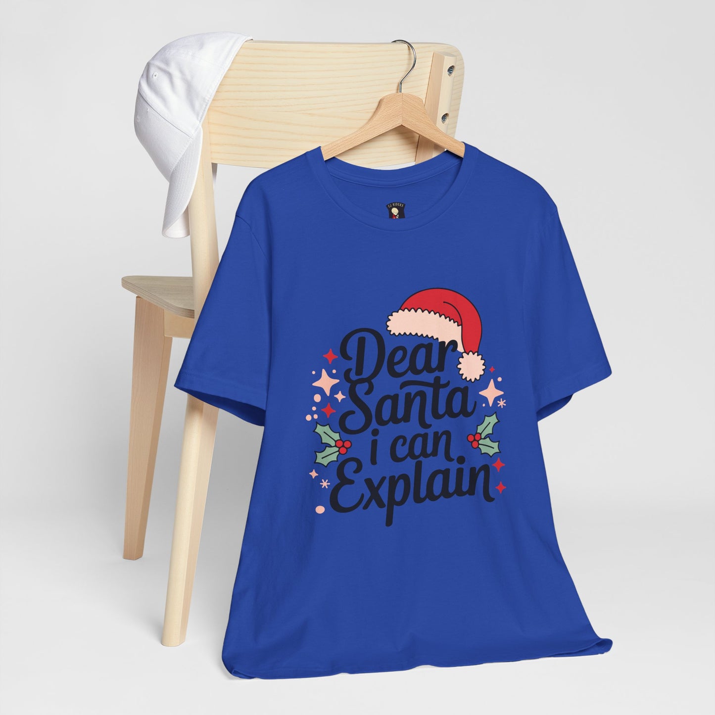 Dear Santa I Can Explain Unisex Boxed Tee