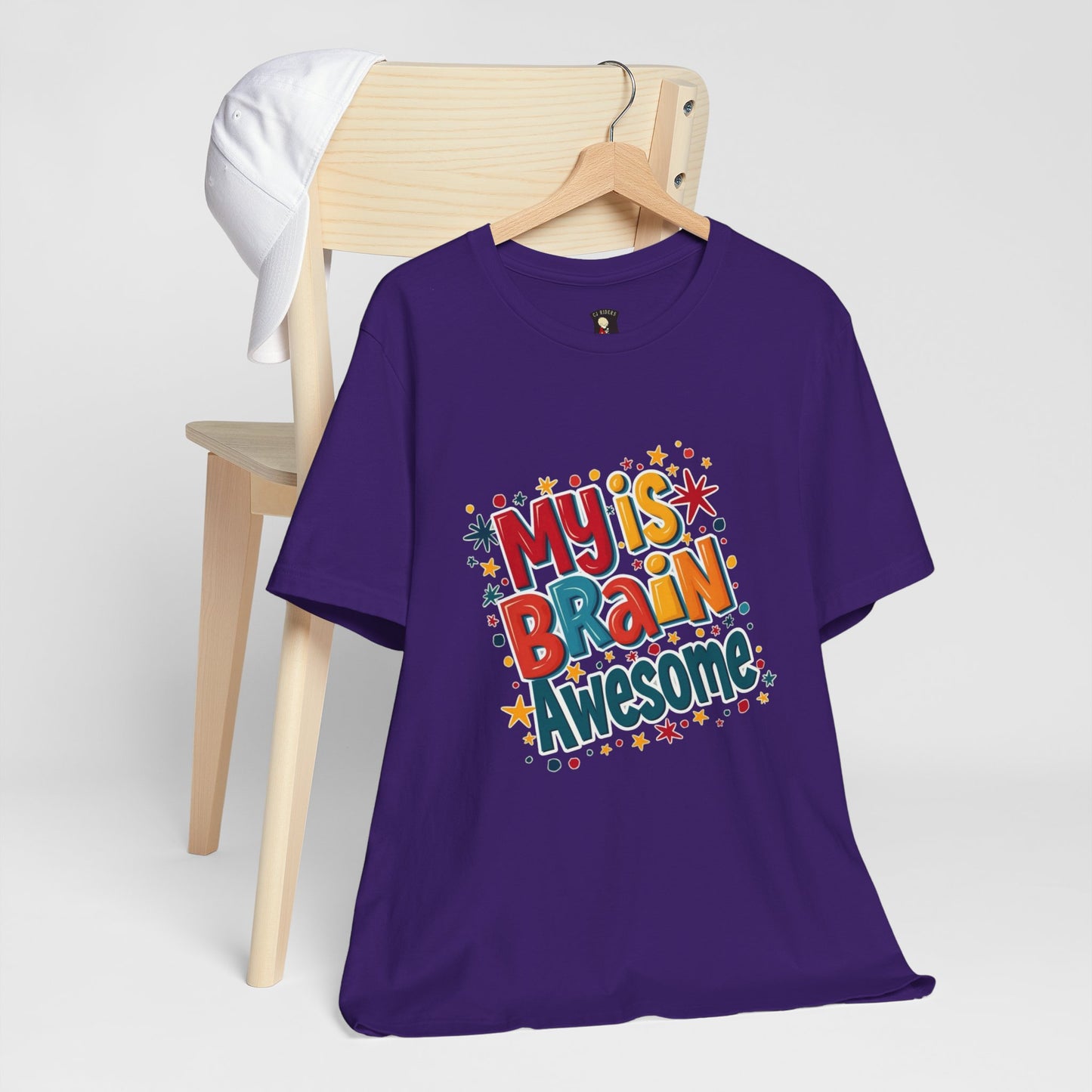 My Is Brain Awesome! Unisex Boxed Tee
