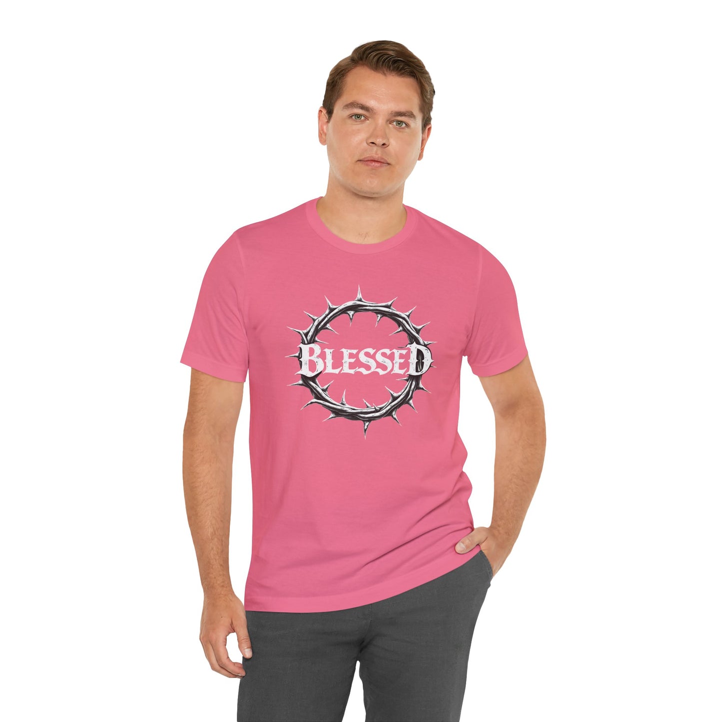Blessed Crown Unisex Tee - Faith & Inspiration Short Sleeve Shirt