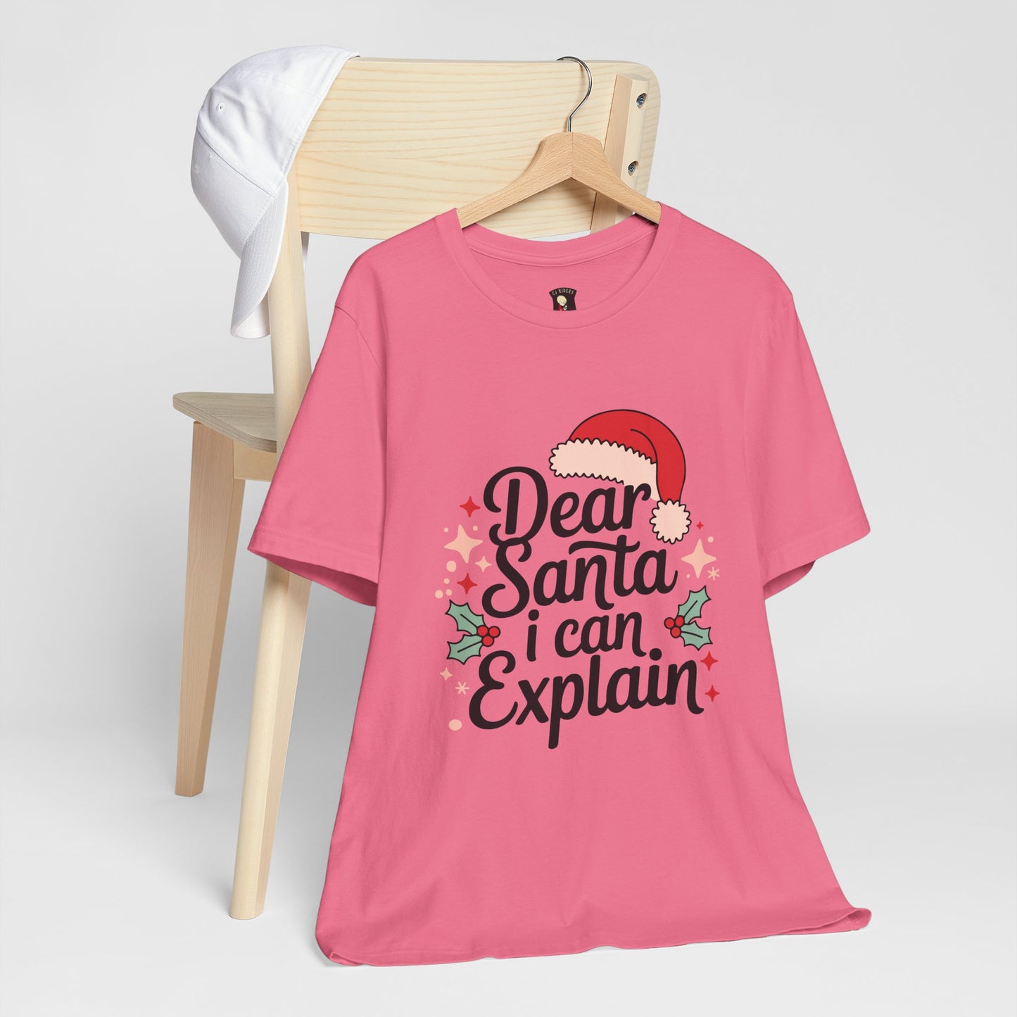 Dear Santa I Can Explain Unisex Boxed Tee
