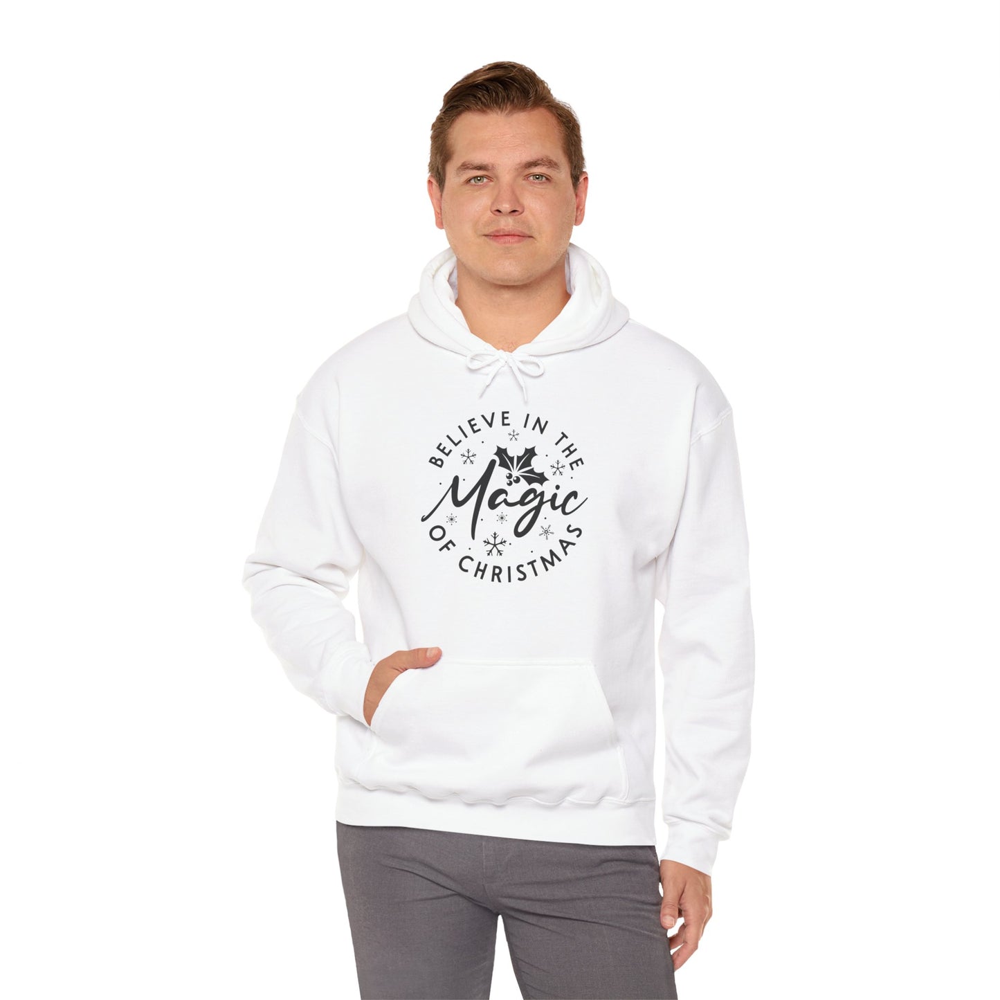 Unisex Christmas Hoodie – "Believe in the Magic of Christmas"