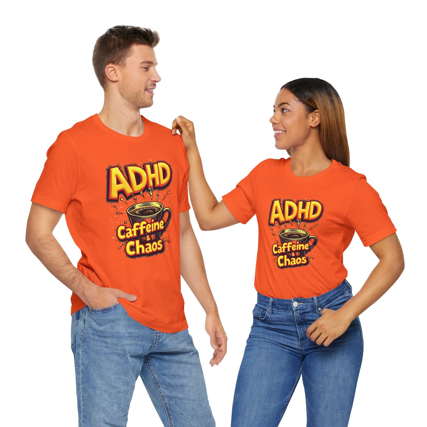 ADHD Caffeine & Chaos! Unisex Boxed Tee