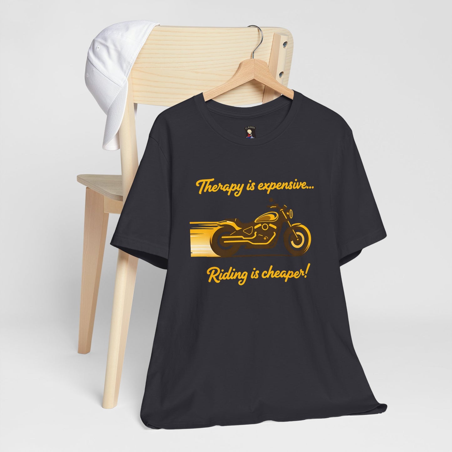 Motorcycle Therapy Unisex Tee - Riding is Cheaper!