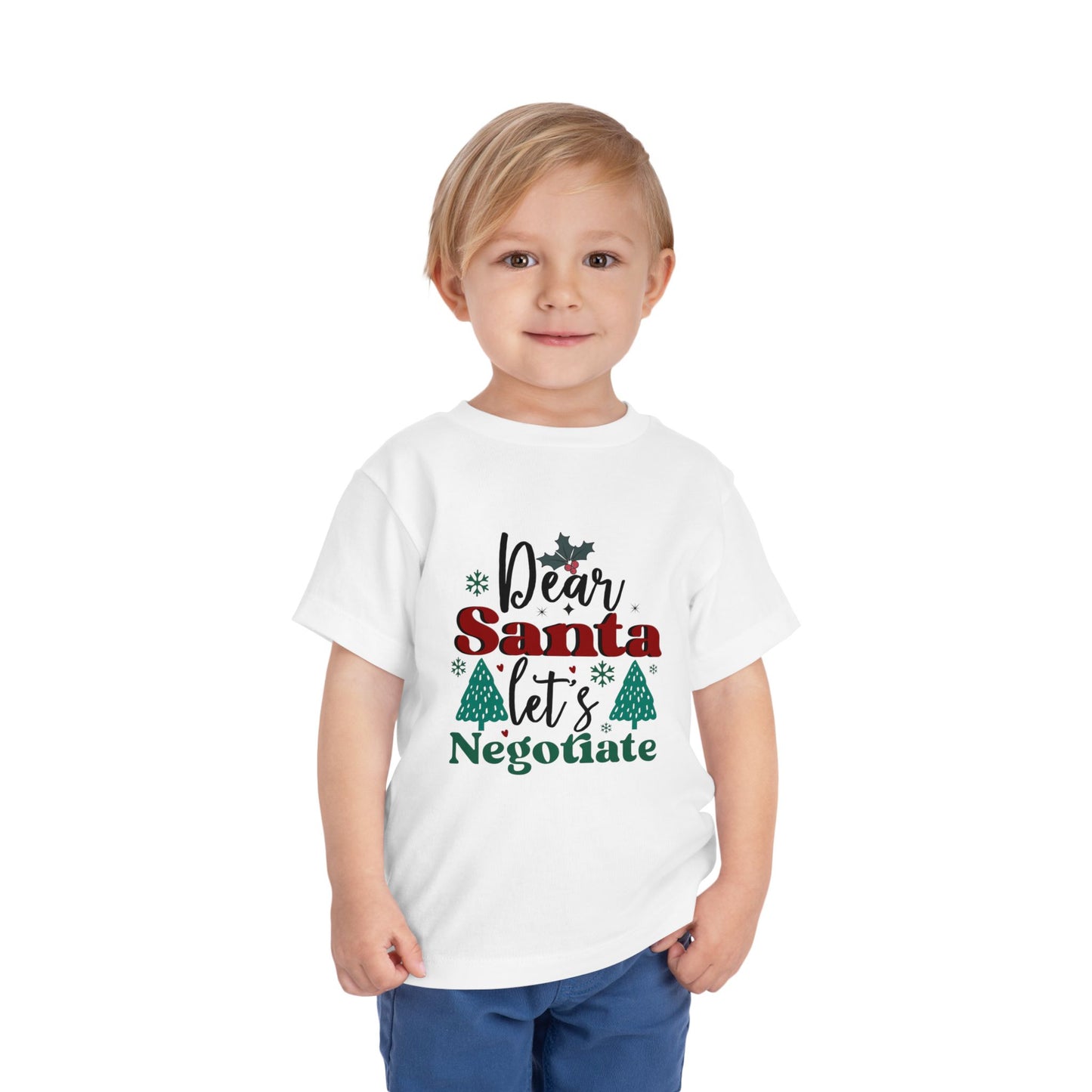 Dear Santa Negotiation Toddler Tee