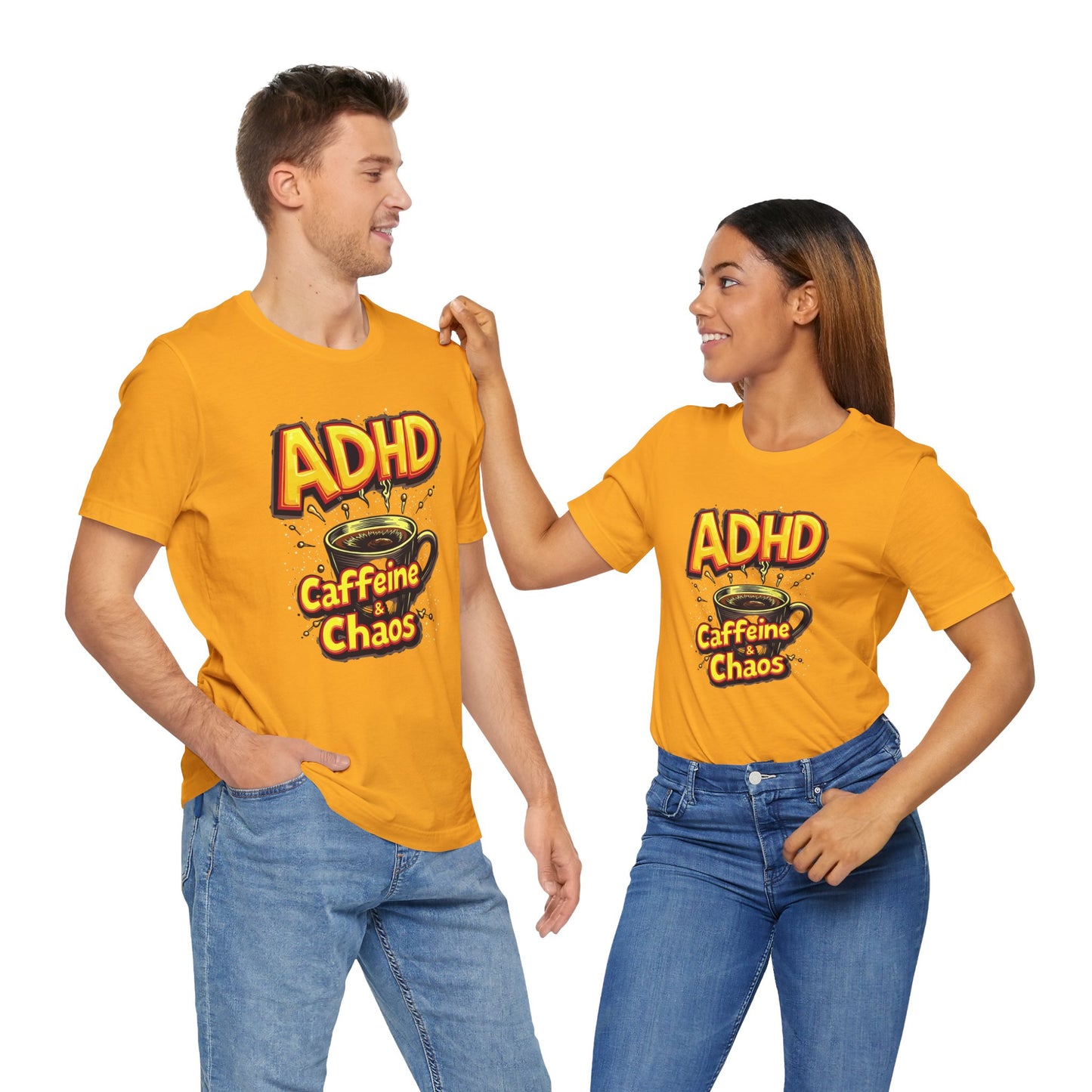 ADHD Caffeine & Chaos! Unisex Boxed Tee