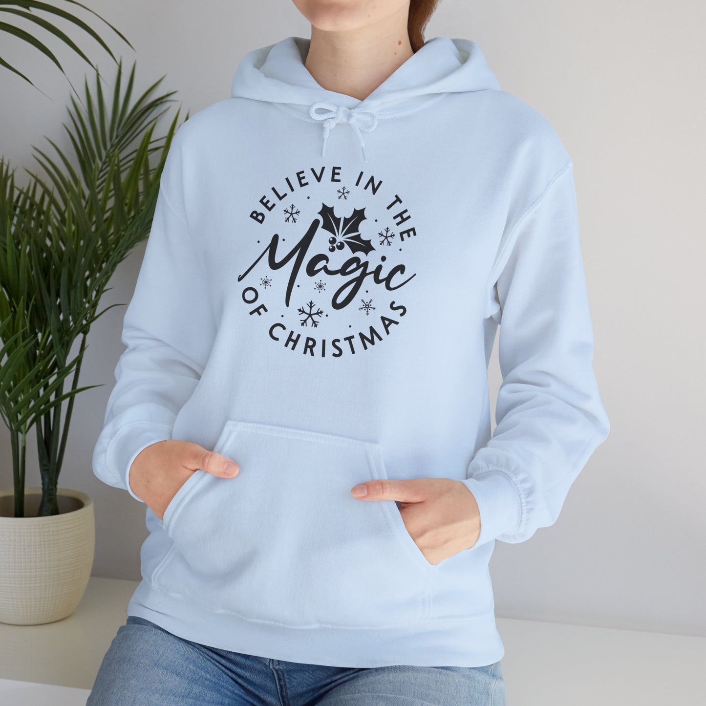 Unisex Christmas Hoodie – "Believe in the Magic of Christmas"
