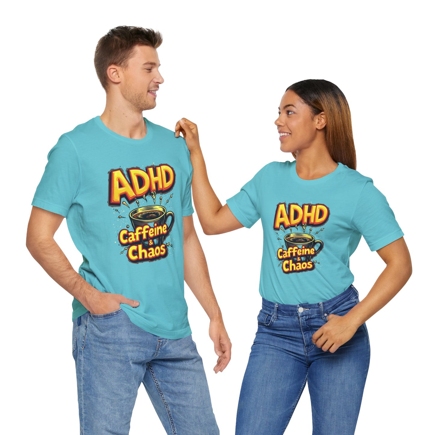 ADHD Caffeine & Chaos! Unisex Boxed Tee