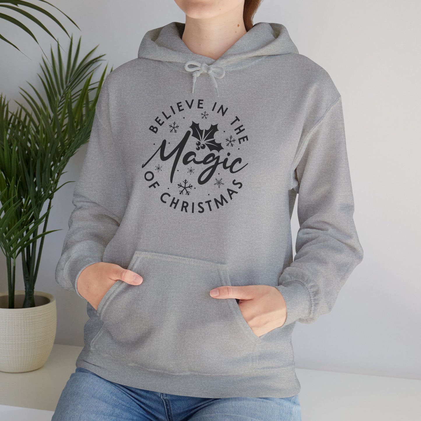 Unisex Christmas Hoodie – "Believe in the Magic of Christmas"