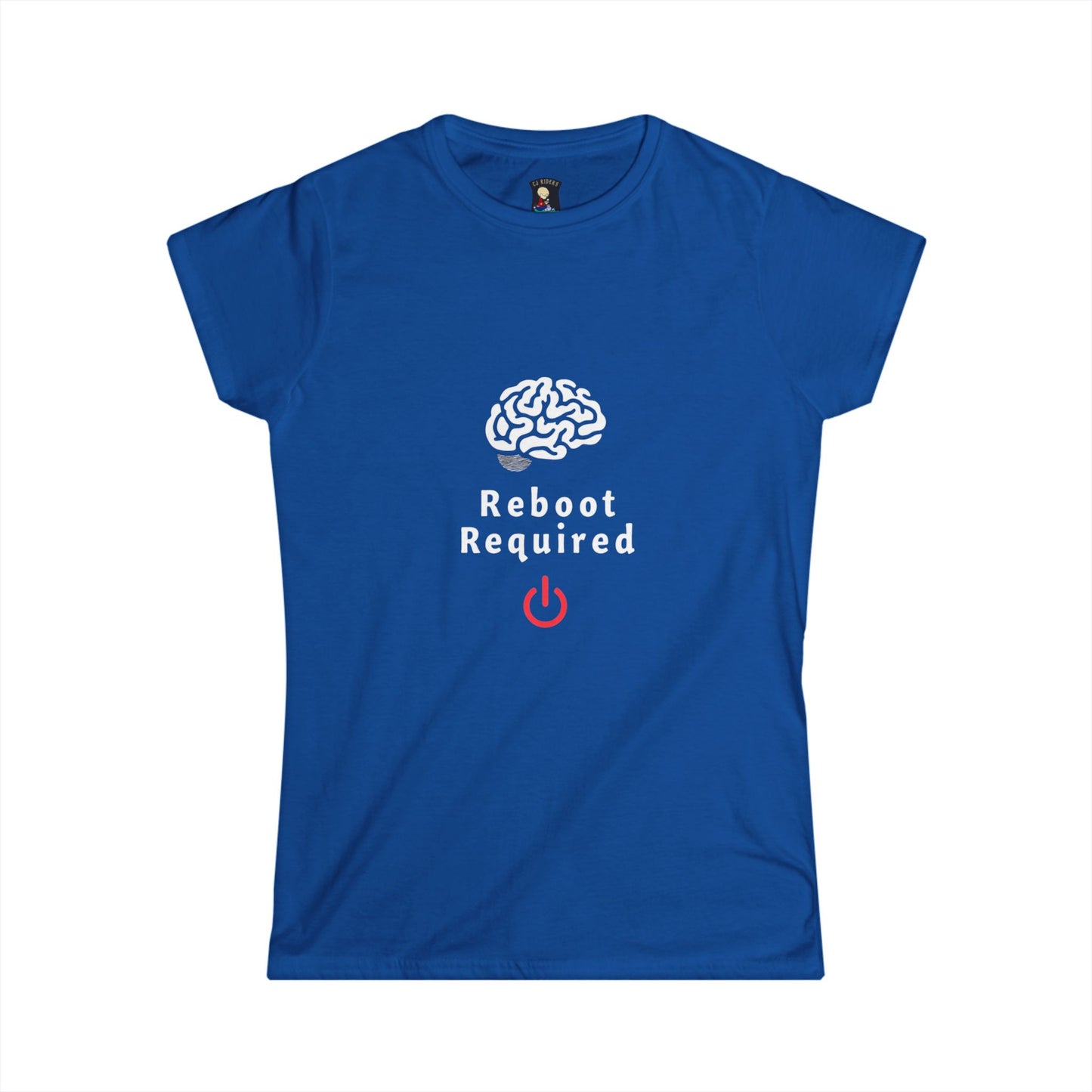 Reboot Required - Women Tee - Playful Power On Design