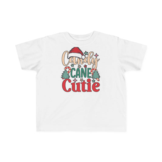 Candy Cane Cutie Toddler Tee — Christmas Holiday Baby Shirt