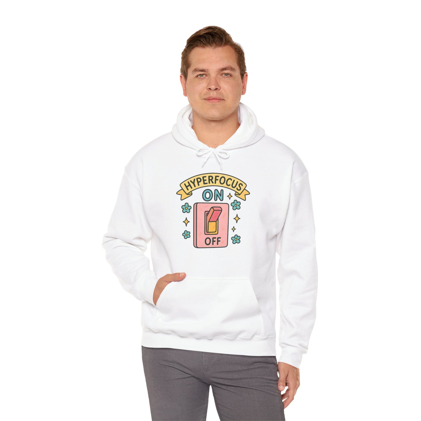 Hyperfocus Unisex Hooded Sweatshirt - Embrace Focus and Comfort!