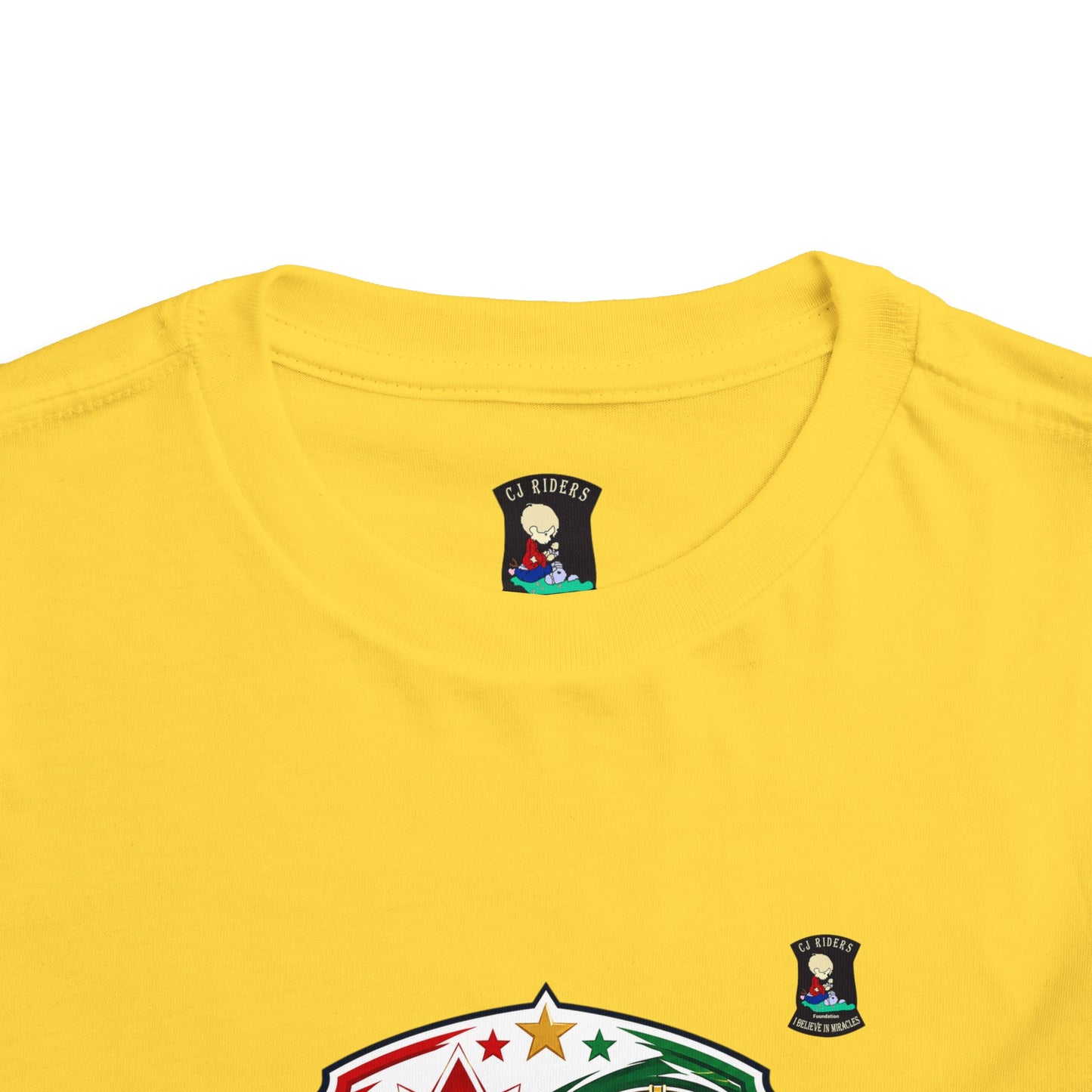 Toddler Tee — "United by Passion" Canada Portugal Soccer Crest