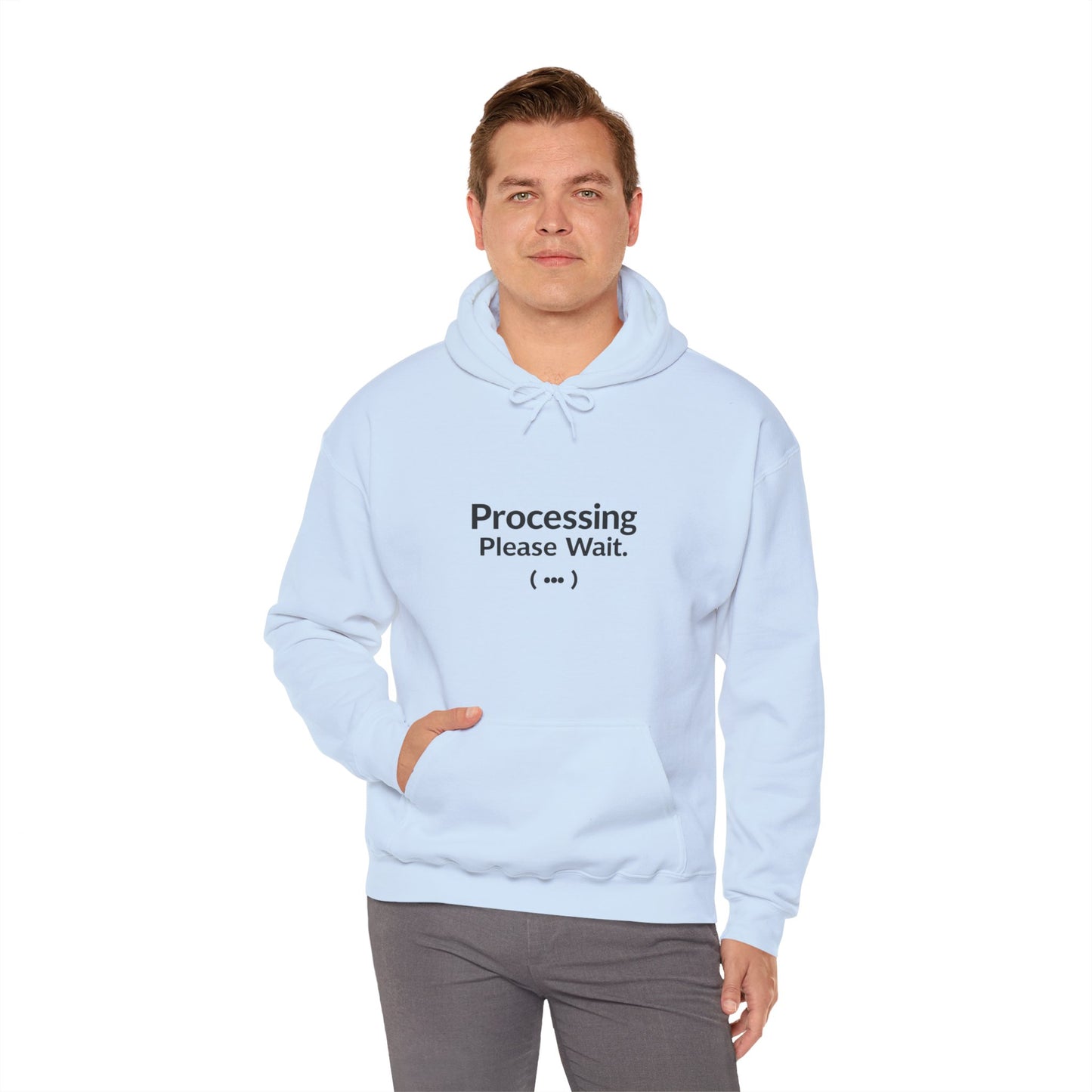Funny Processing Graphic Hoodie for Tech Lovers
