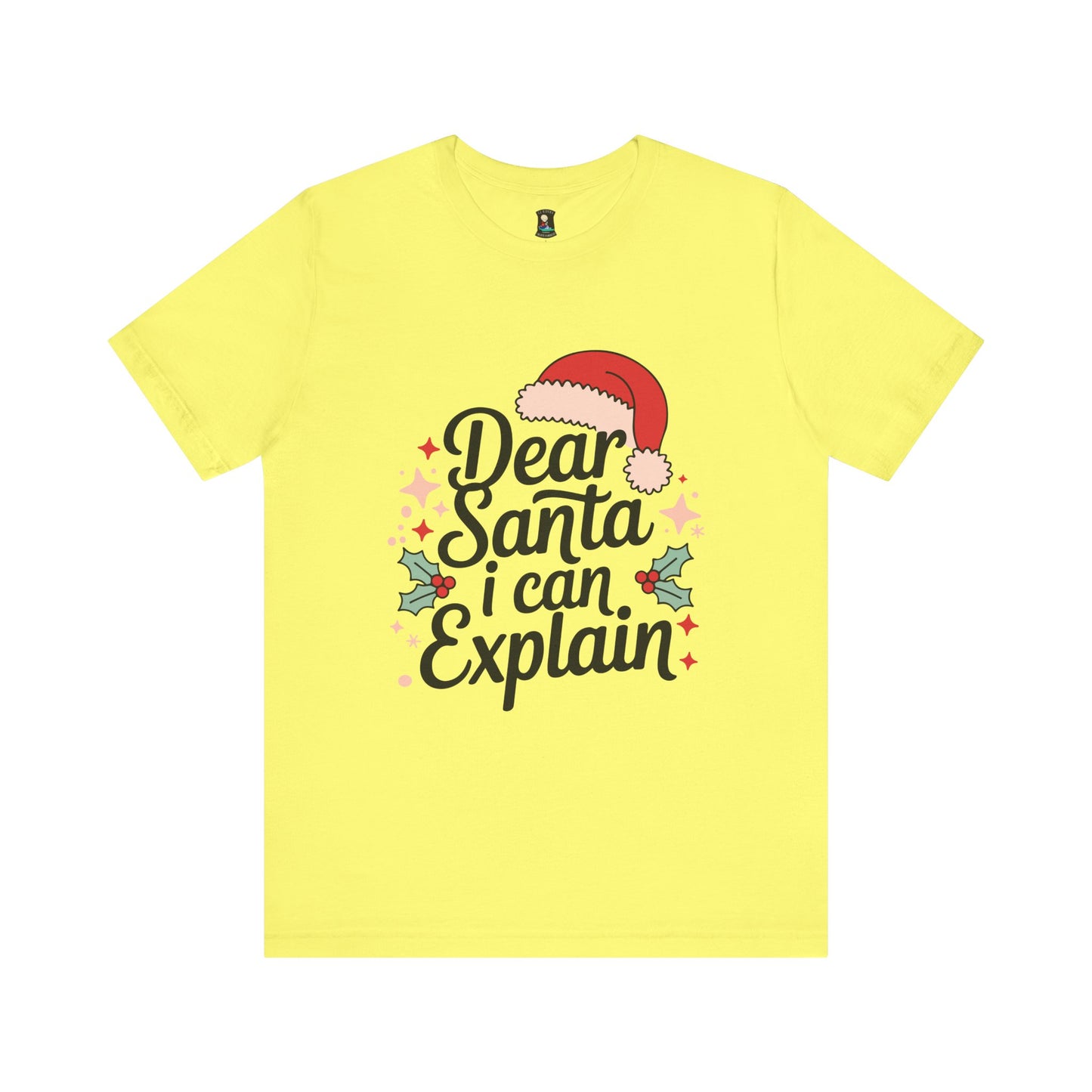 Dear Santa I Can Explain Unisex Boxed Tee