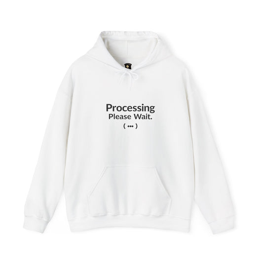 Funny Processing Graphic Hoodie for Tech Lovers