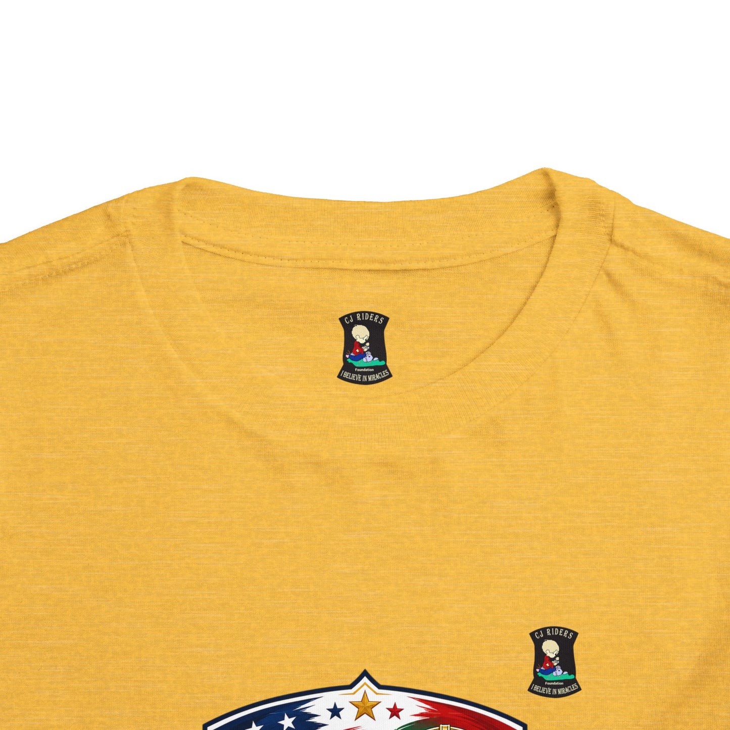 Toddler Tee - "United by Passion" USA & Portugal Flag Crest