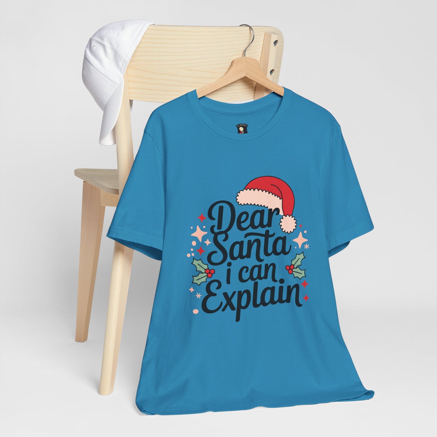 Dear Santa I Can Explain Unisex Boxed Tee