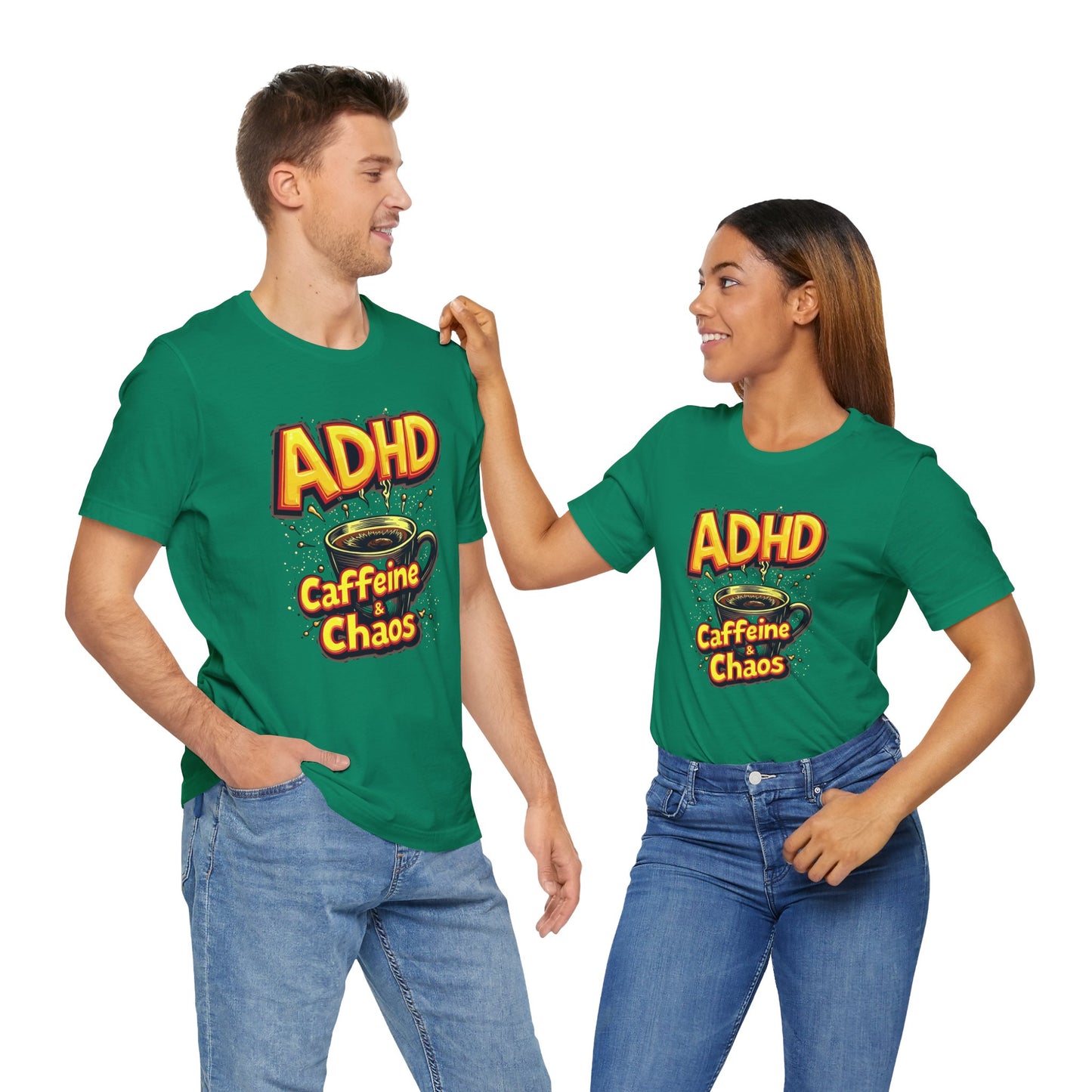 ADHD Caffeine & Chaos! Unisex Boxed Tee