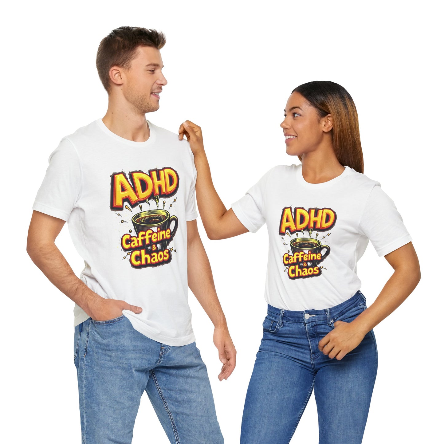 ADHD Caffeine & Chaos! Unisex Boxed Tee