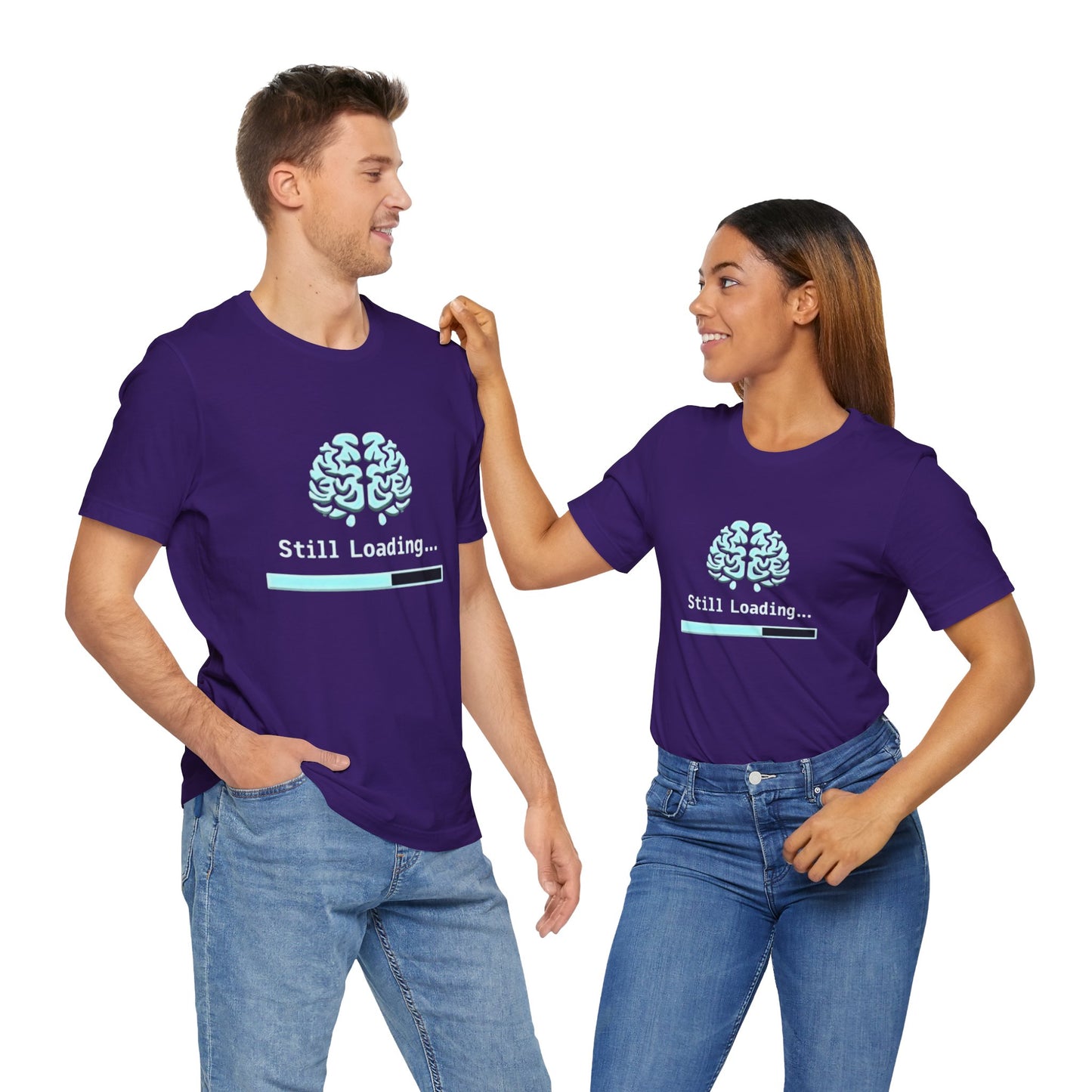 Brain still loading! Unisex Boxed Tee
