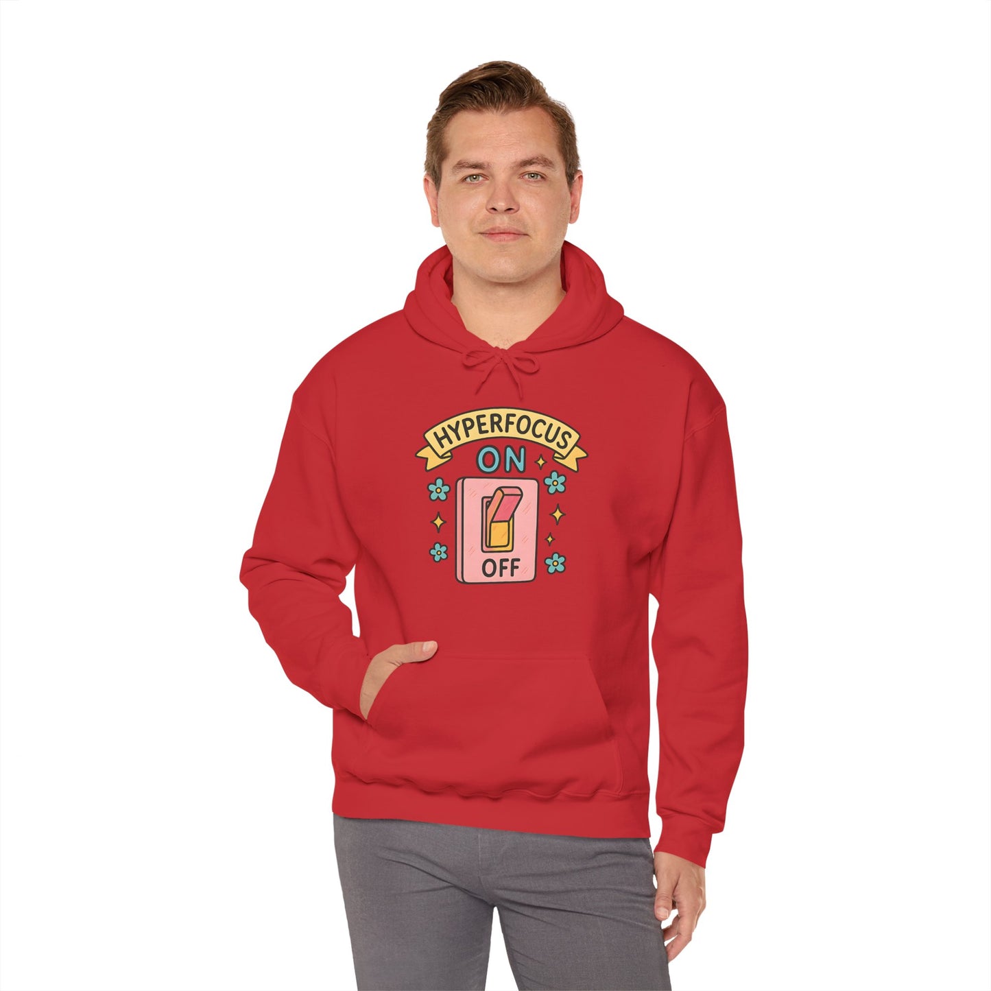 Hyperfocus Unisex Hooded Sweatshirt - Embrace Focus and Comfort!