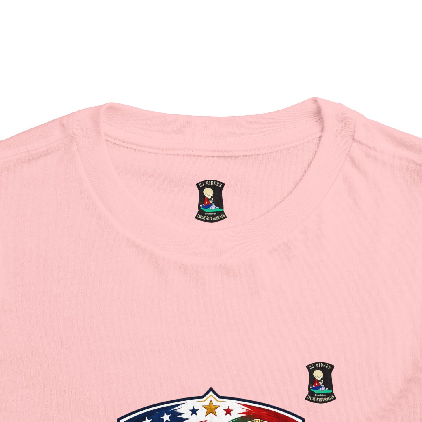 Toddler Tee - "United by Passion" USA & Portugal Flag Crest