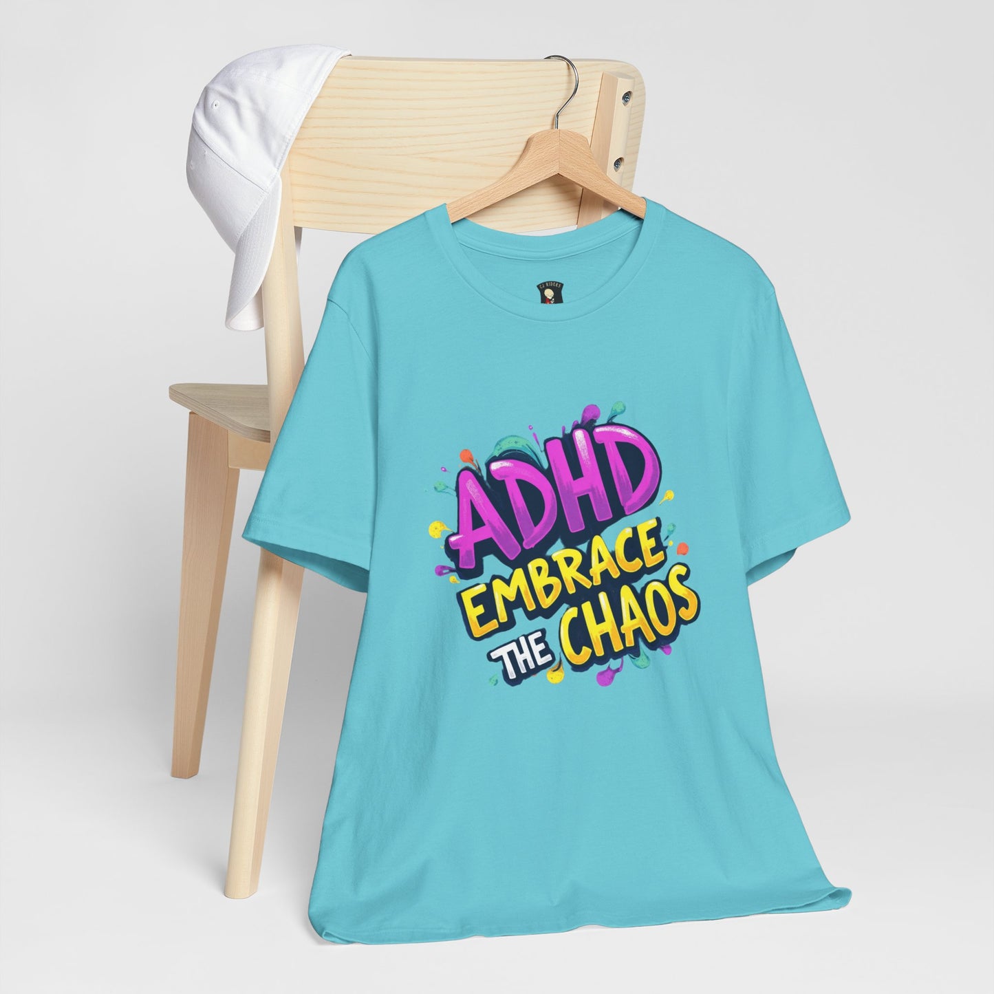 ADHD Embrace the Chaos! Unisex Boxed Tee