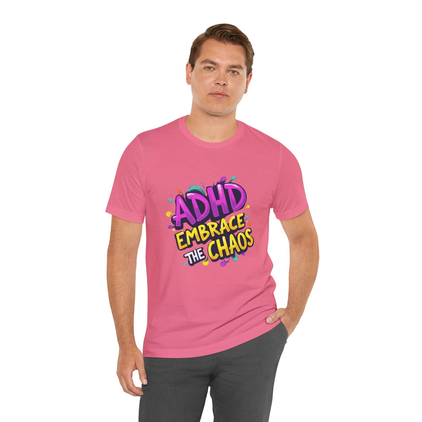 ADHD Embrace the Chaos! Unisex Boxed Tee