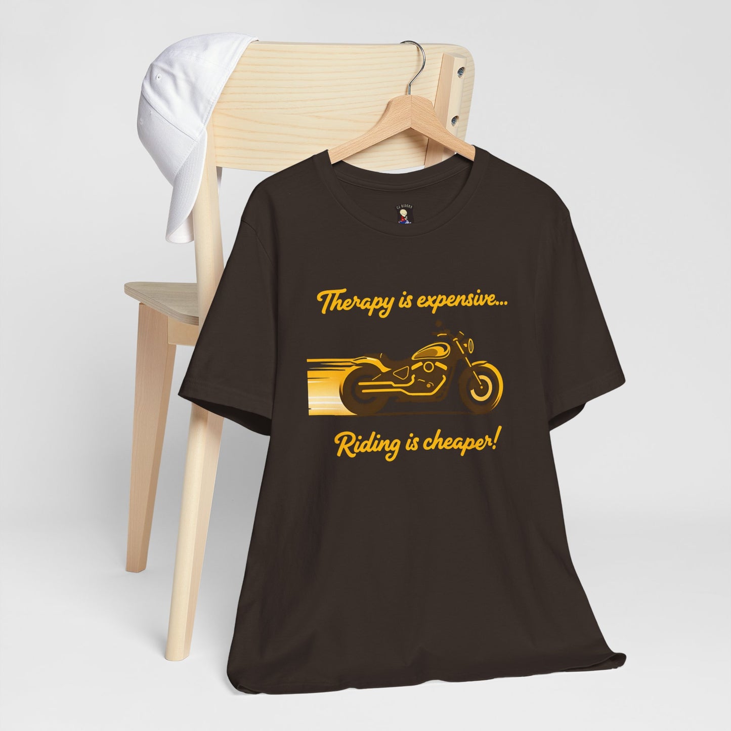 Motorcycle Therapy Unisex Tee - Riding is Cheaper!