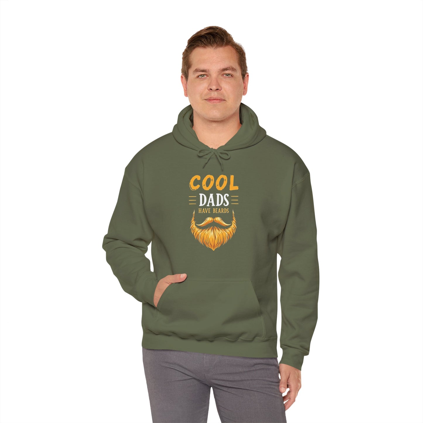Cool Dads Have Beards Hoodie