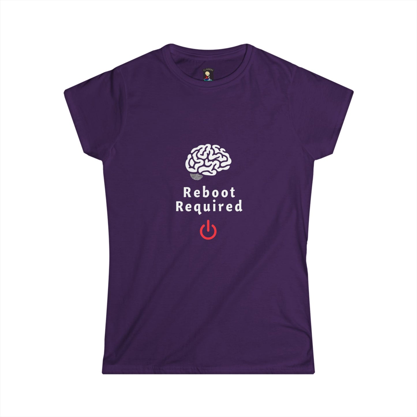 Reboot Required - Women Tee - Playful Power On Design