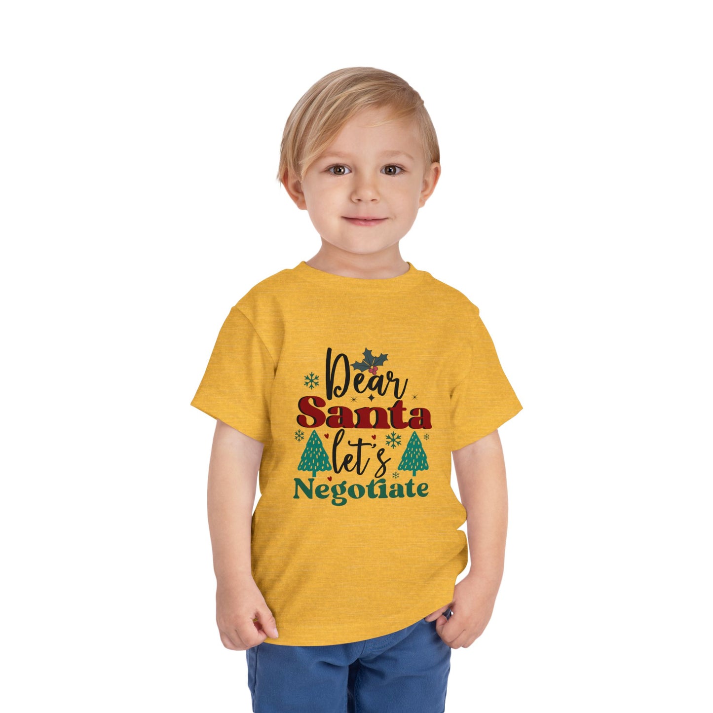 Dear Santa Negotiation Toddler Tee