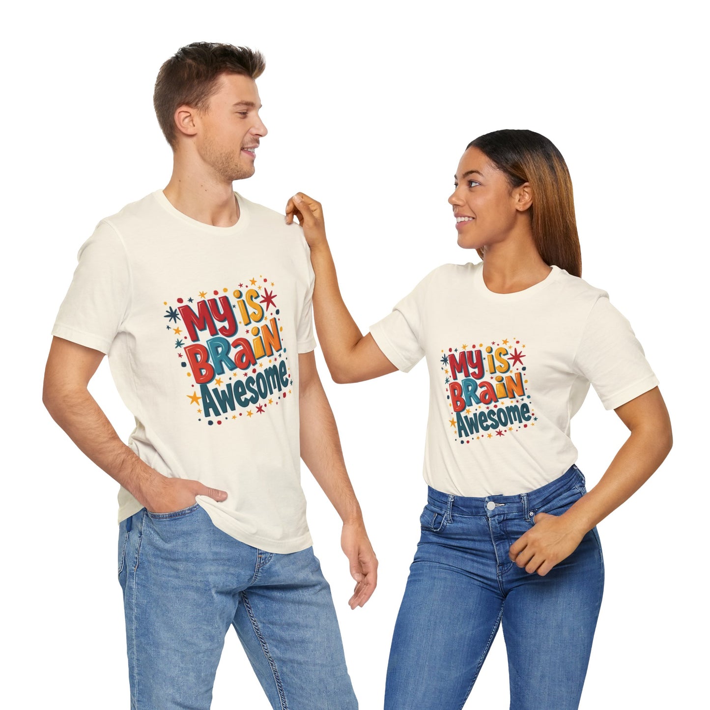 My Is Brain Awesome! Unisex Boxed Tee