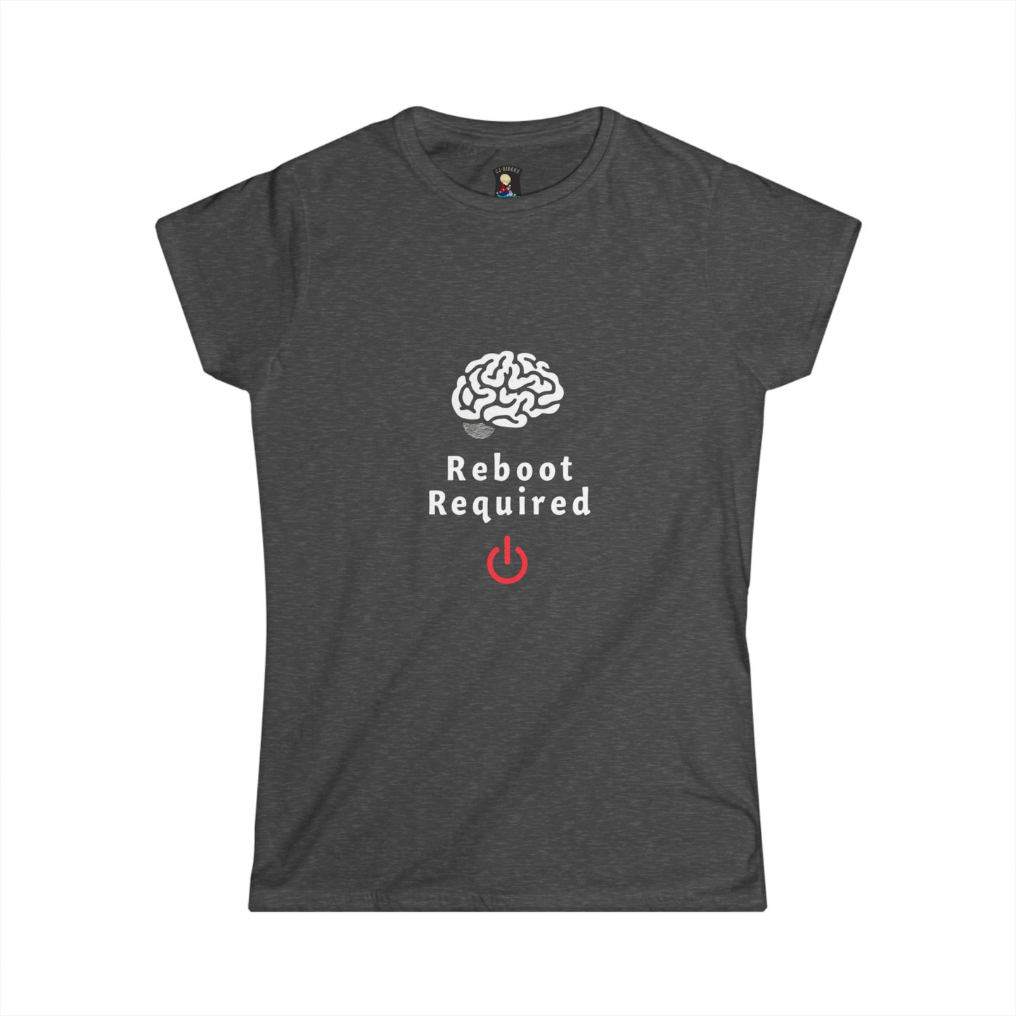 Reboot Required - Women Tee - Playful Power On Design