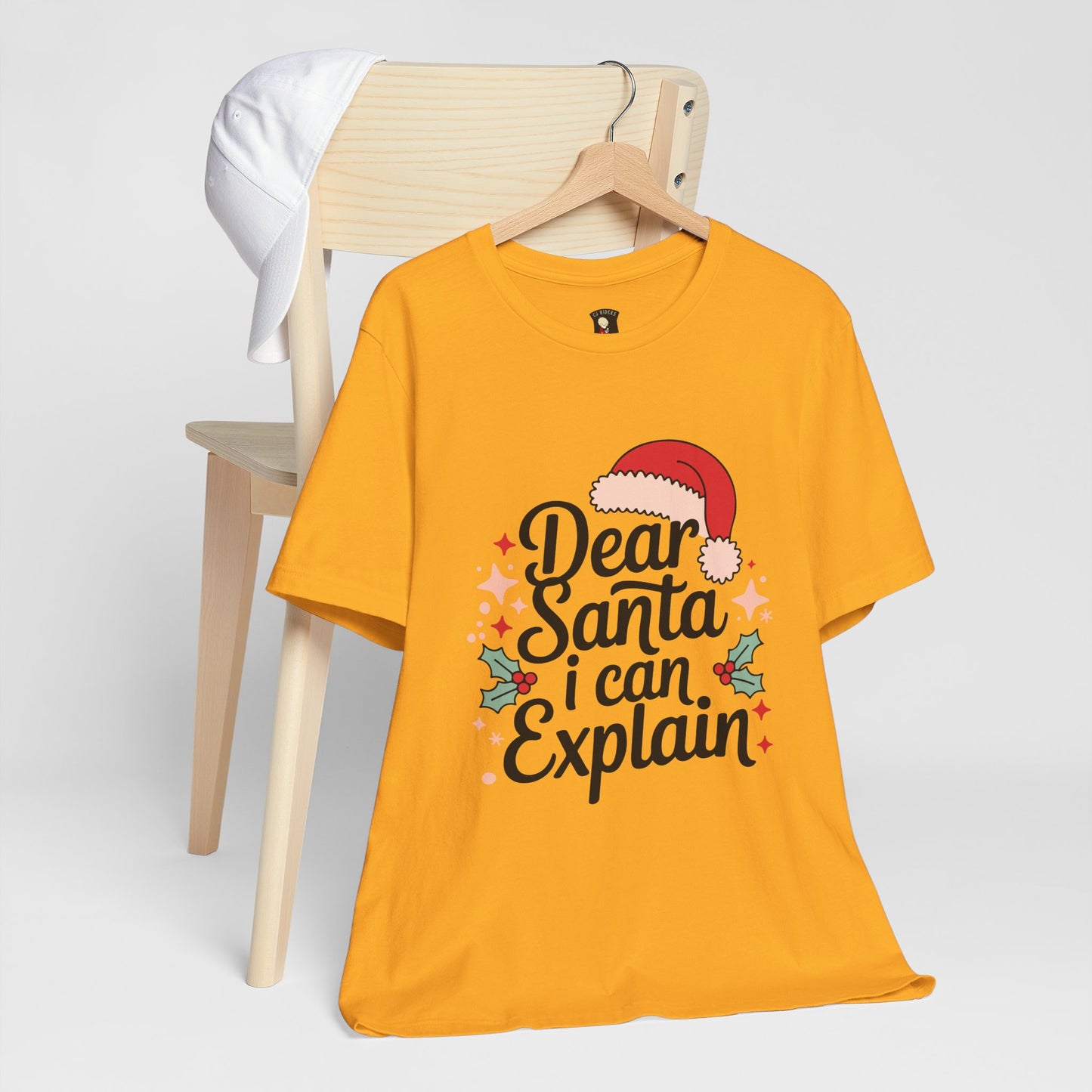 Dear Santa I Can Explain Unisex Boxed Tee