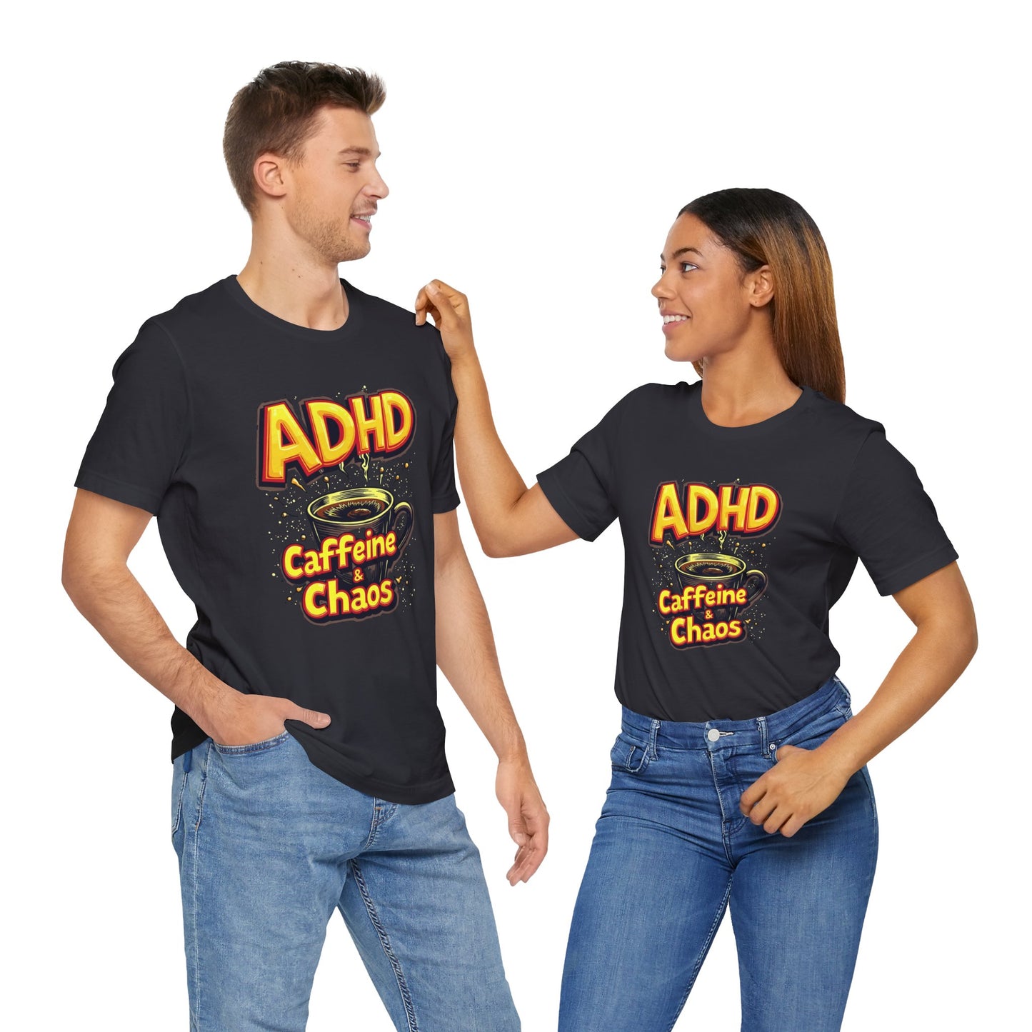 ADHD Caffeine & Chaos! Unisex Boxed Tee