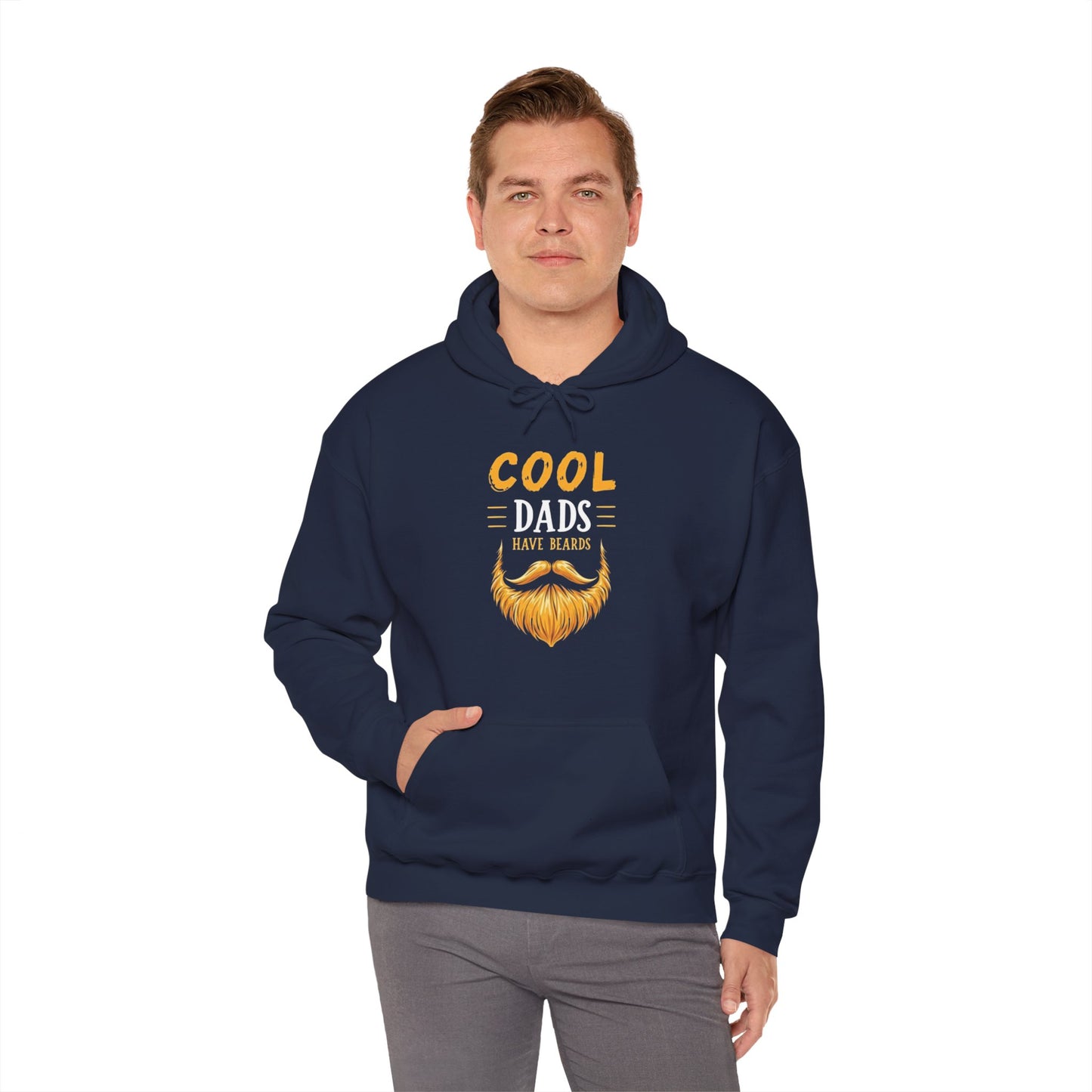 Cool Dads Have Beards Hoodie