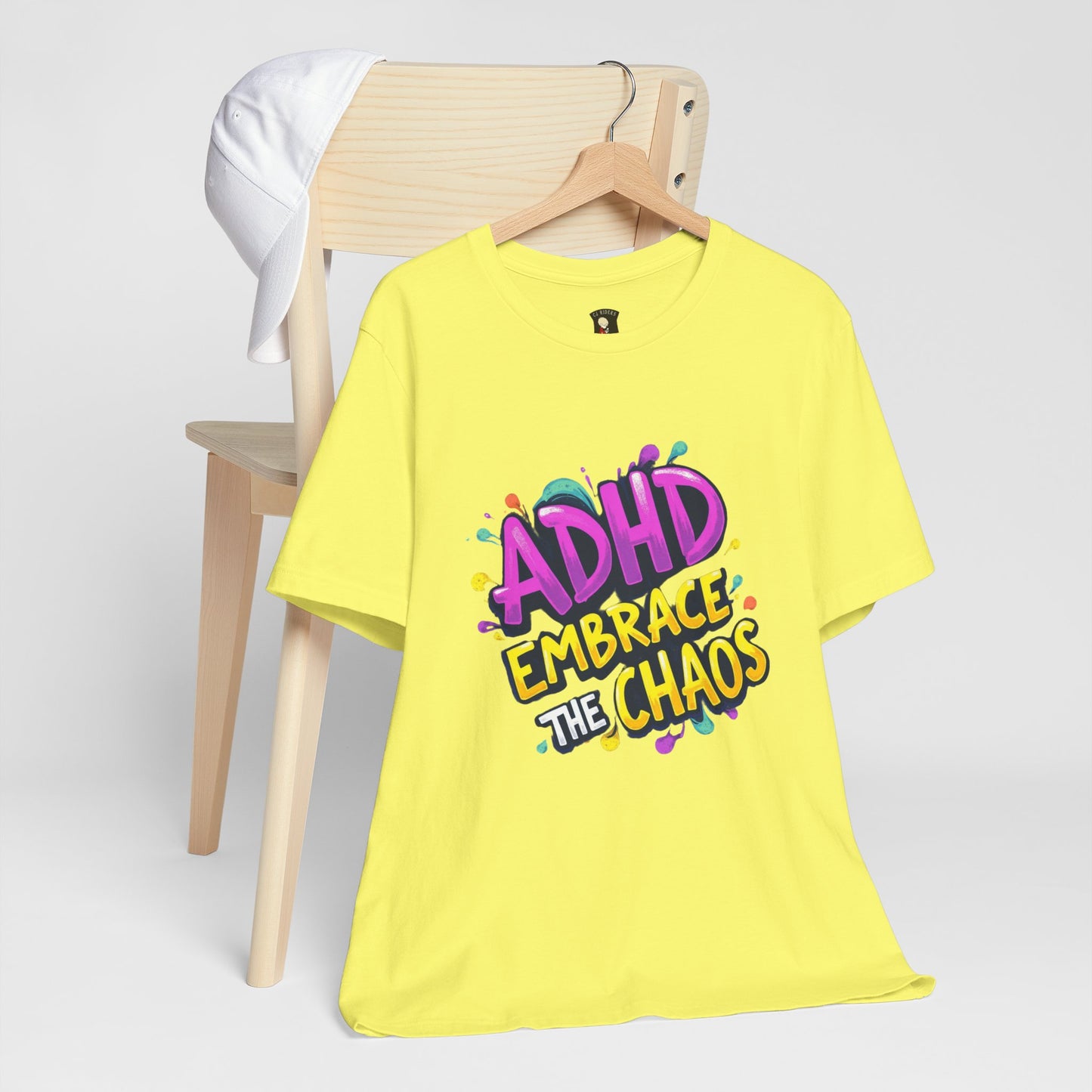 ADHD Embrace the Chaos! Unisex Boxed Tee
