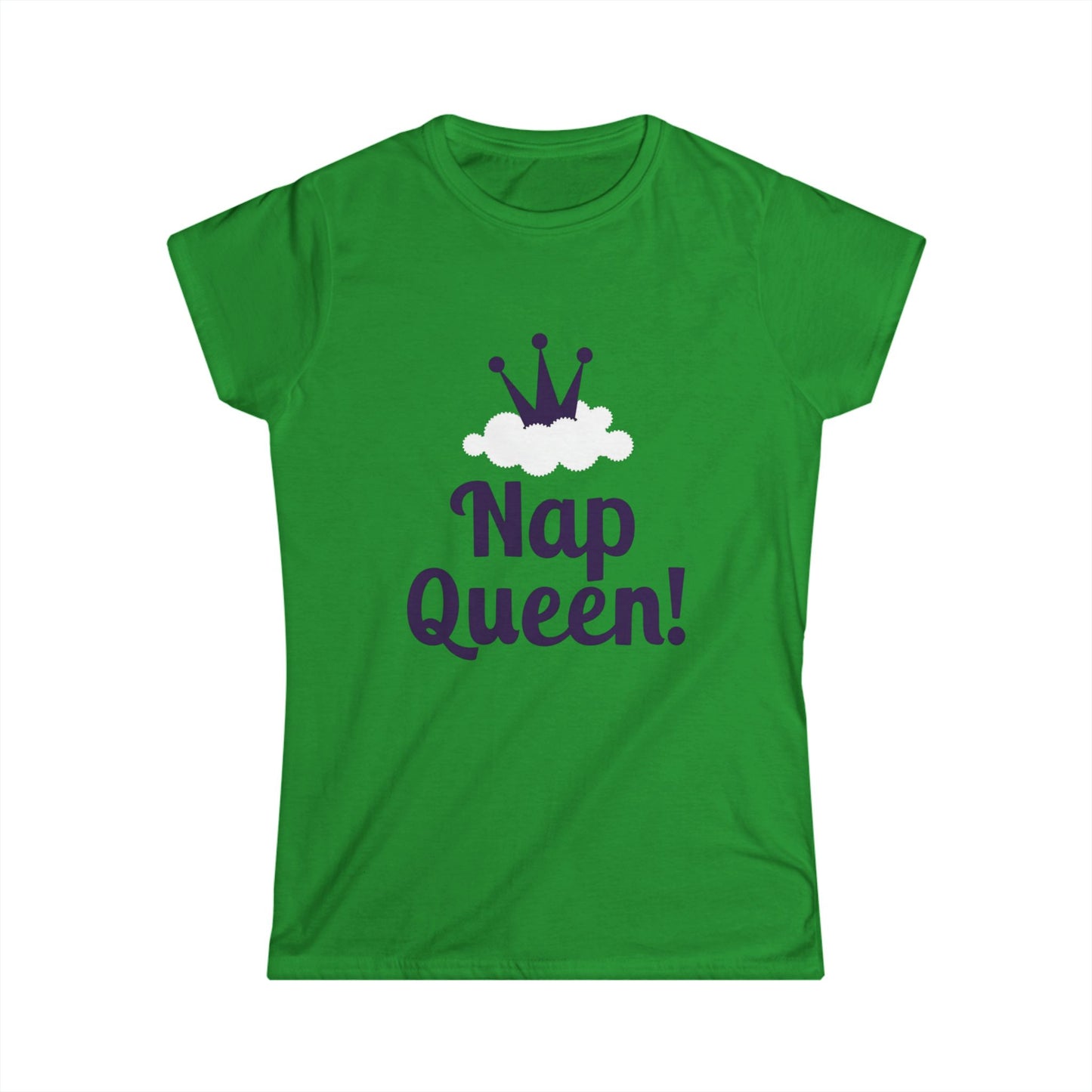 Nap Queen Women's Softstyle Tee - Perfect Gift for Nap Lovers