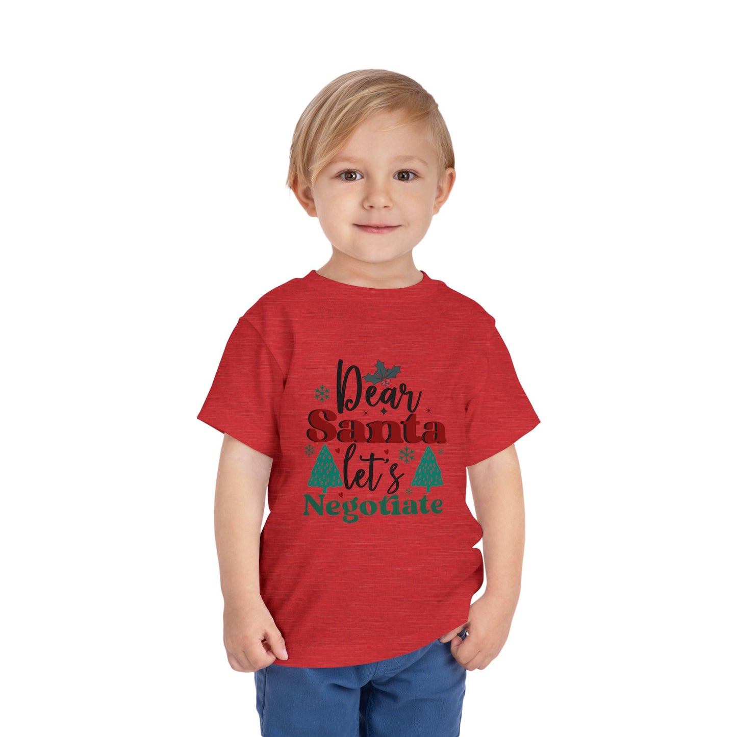 Dear Santa Negotiation Toddler Tee