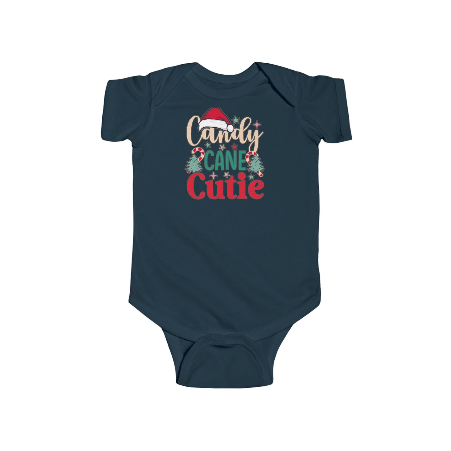 Candy Cane Cutie Baby Bodysuit - Christmas Infant Onesie