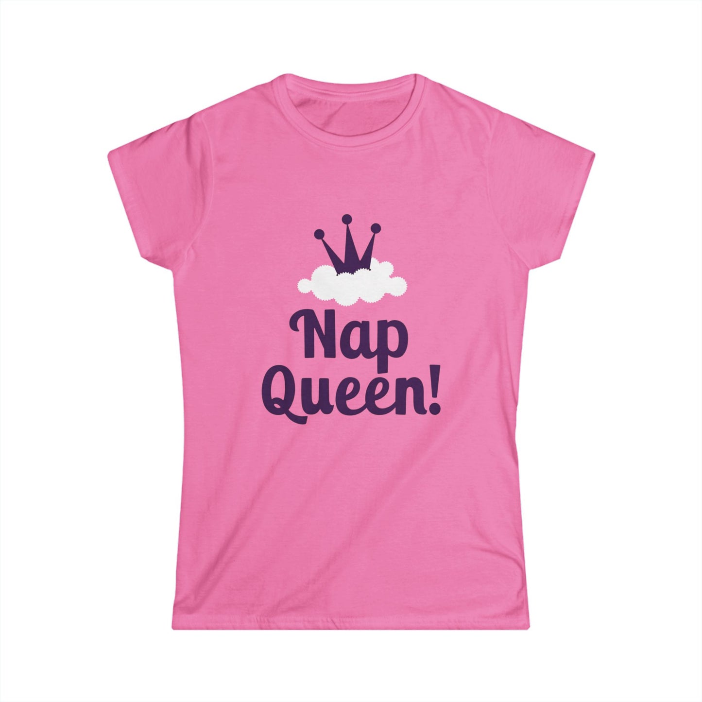 Nap Queen Women's Softstyle Tee - Perfect Gift for Nap Lovers