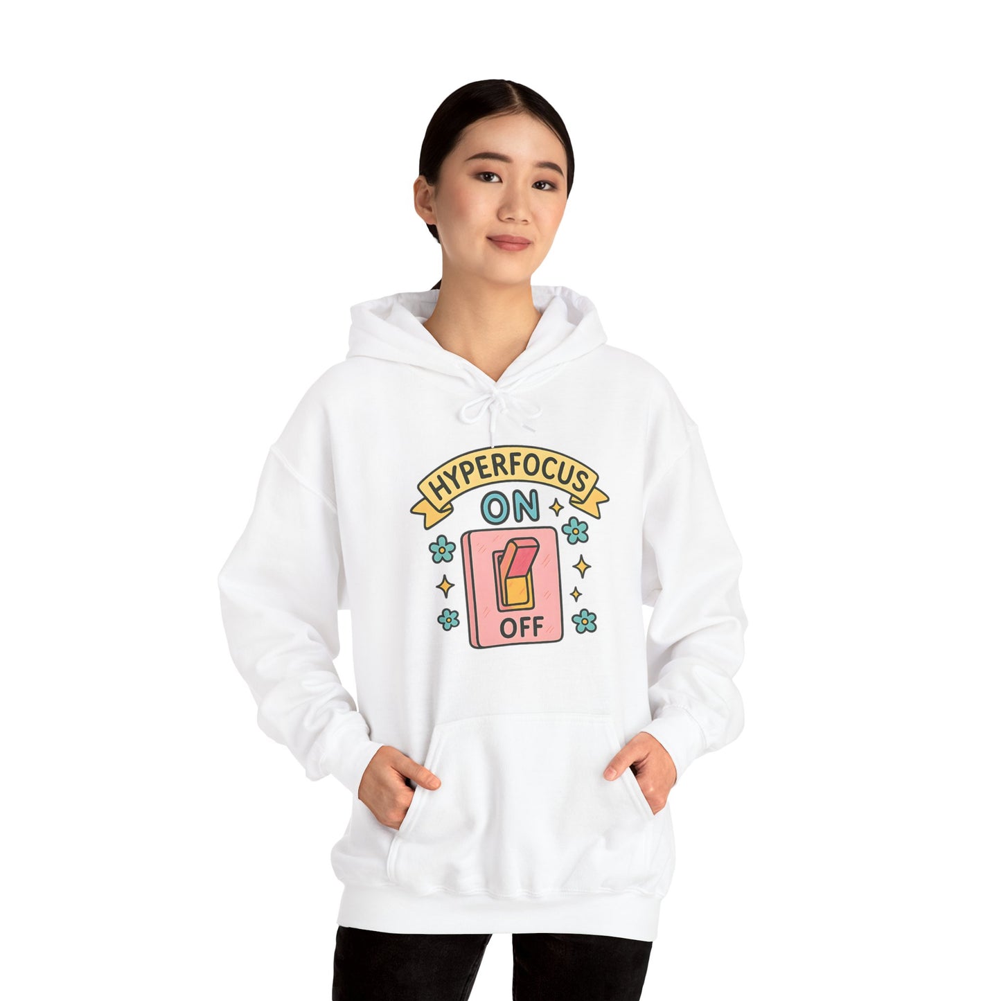 Hyperfocus Unisex Hooded Sweatshirt - Embrace Focus and Comfort!