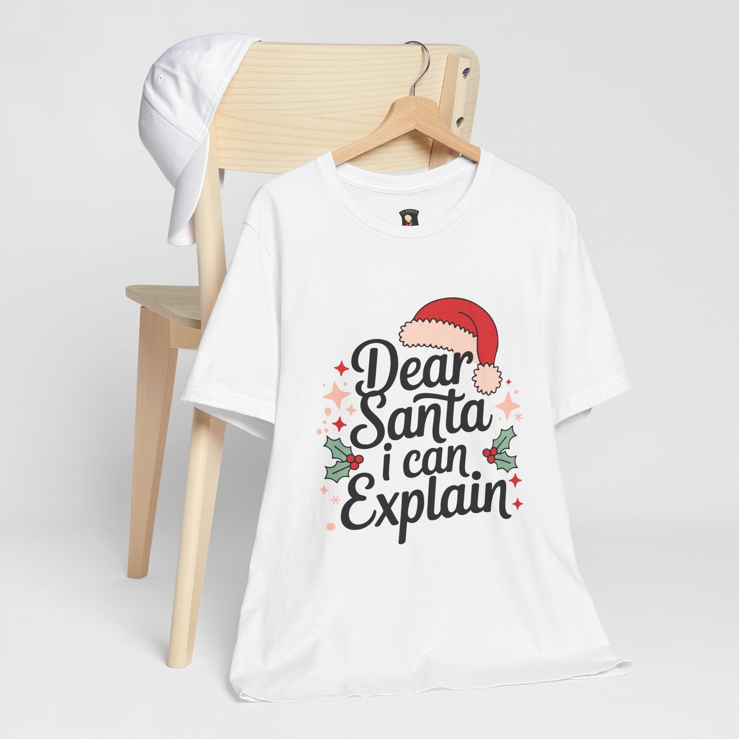 Dear Santa I Can Explain Unisex Boxed Tee